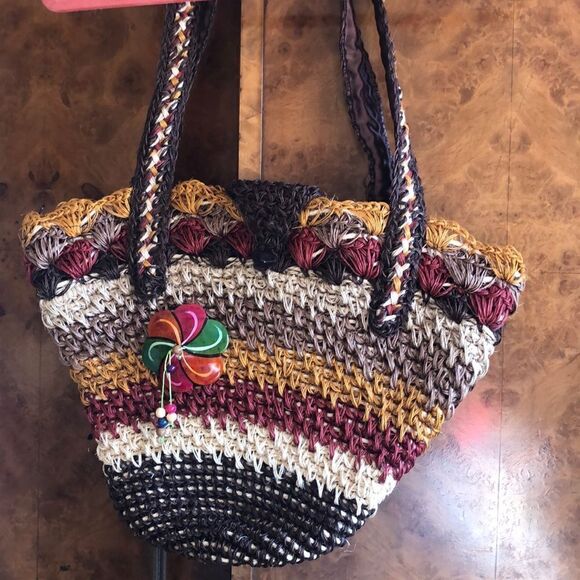 Woven multicolored Purse - Picture 1 of 5